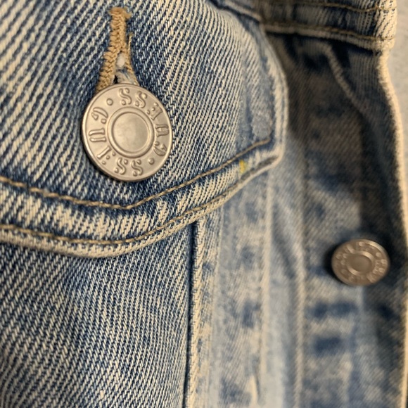 Vintage Guess Jean Denim Perfect Wash Jacket Medium - Picture 4 of 9
